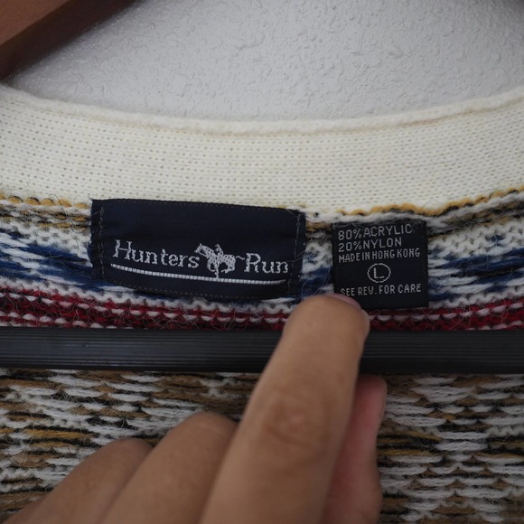 Vintage Knit Cardigan‎ Sweater Cozy Soft Relaxed Oversized Fit Size M/L - Picture 5 of 6